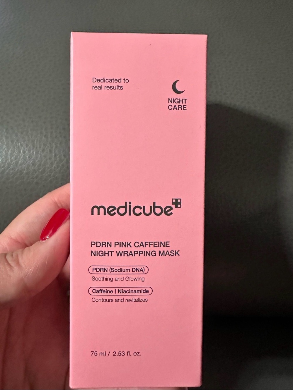 Medicube PDRN Pink Caffeine Night Wrapping Mask - Pink
